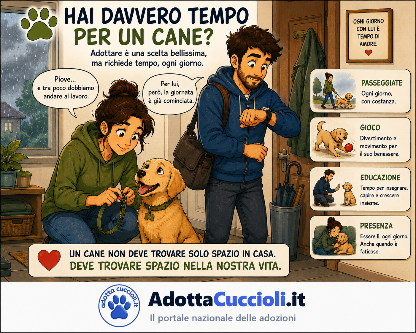 Hai davvero tempo per un cane?