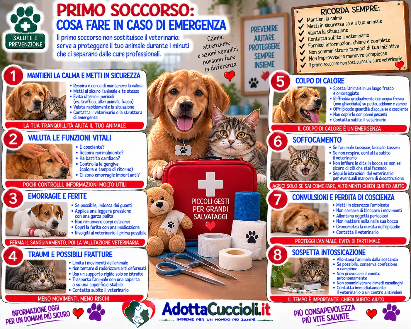 Primo soccorso: cosa fare in caso di emergenza