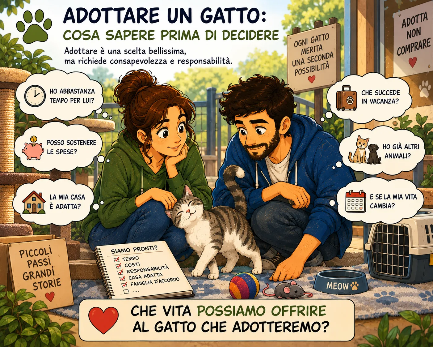 Adottare un gatto
