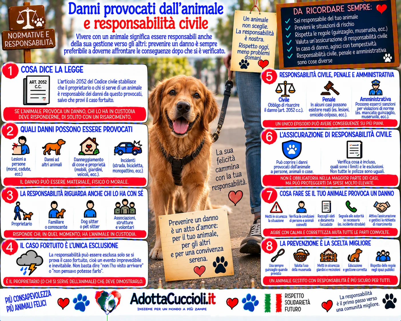 Danni provocati dall’animale e responsabilità civile