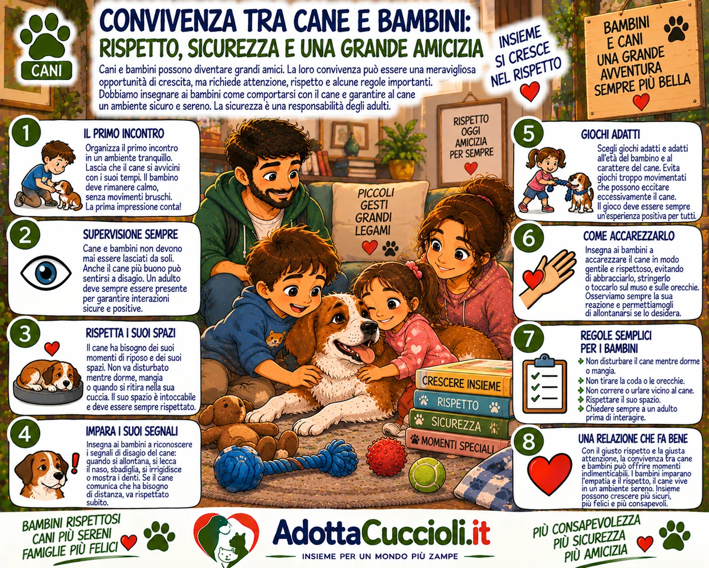 Convivenza tra cane e bambini