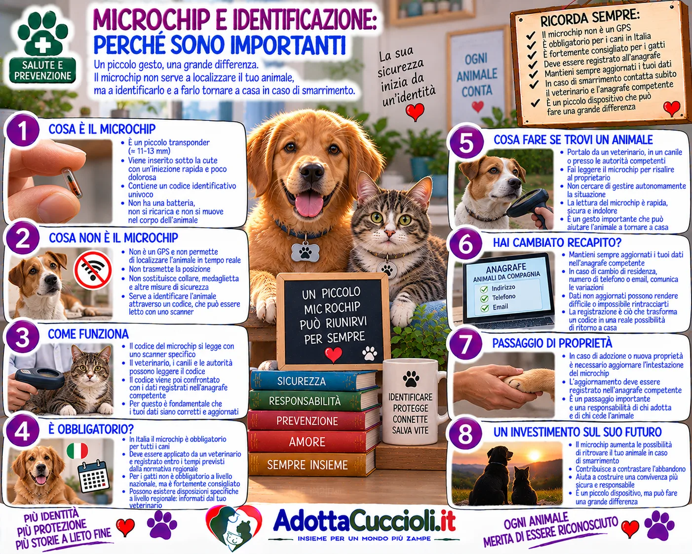 Microchip e identificazione: perché sono importanti