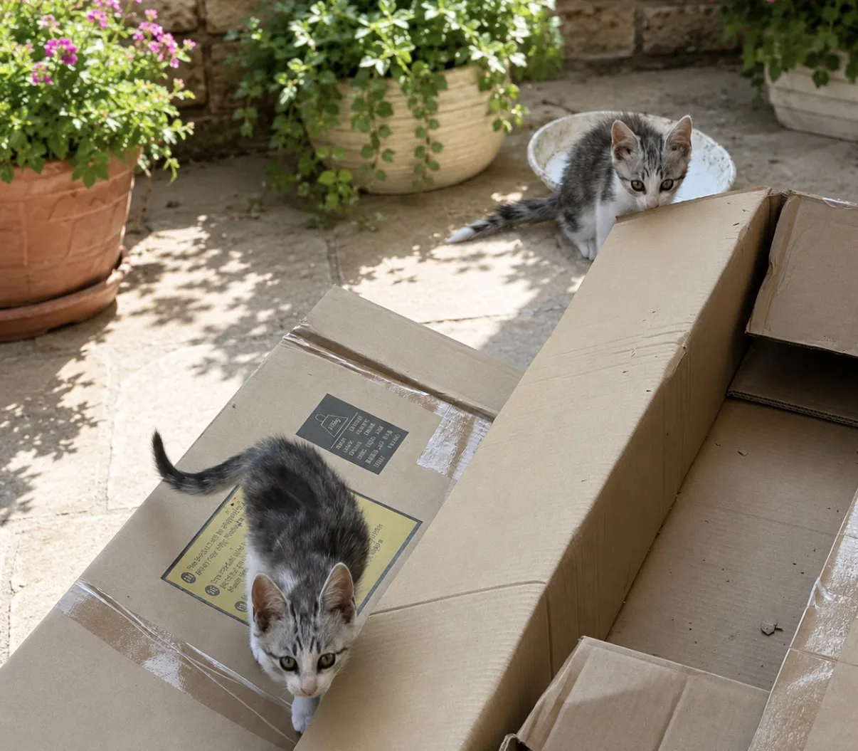Birba e birillo, gatto Europeo in adozione a Vibo Valentia